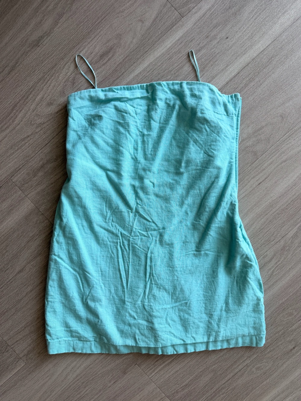 Abercrombie & Fitch Light Aqua Midi Skirt
